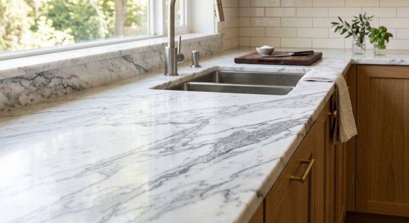 Marble Countertop Installation in Sonoma County, CA
