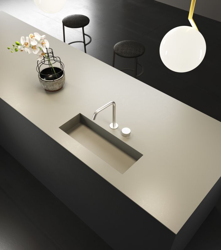 Concrete Countertop Installation