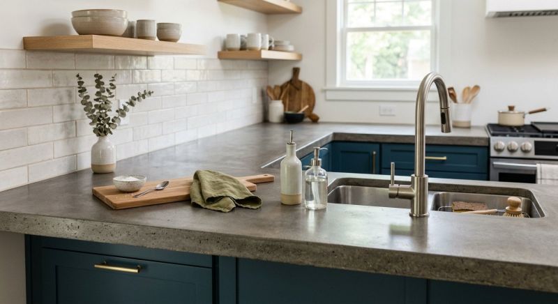 Cement Countertop Installation in Napa, CA