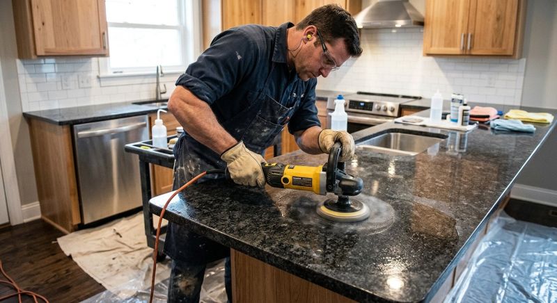 Granite Countertop Polishing in Sacramento, CA