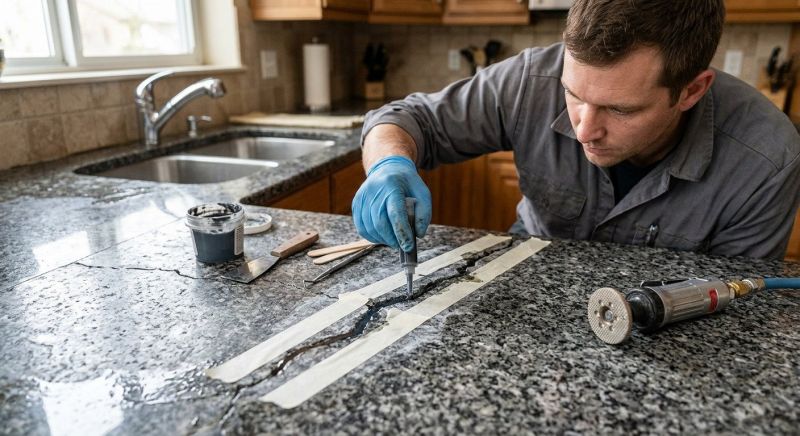 Granite Countertop Repair in Roseville, CA