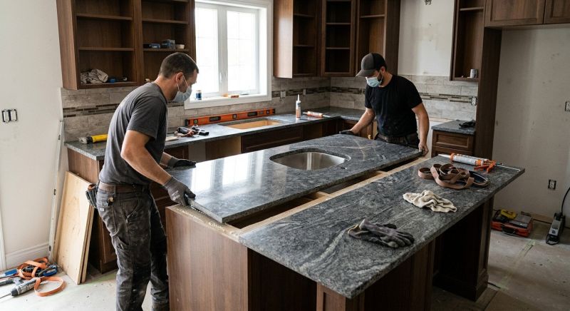 Granite Installation in Roseville, CA