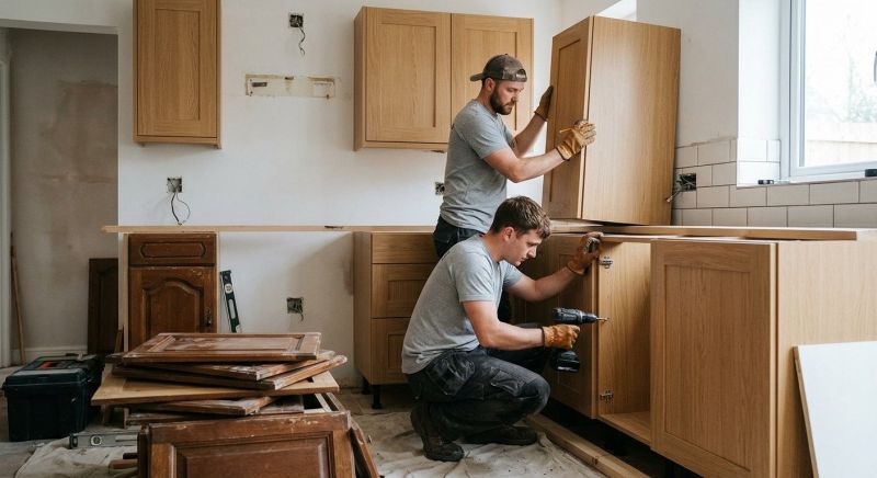 Kitchen Cupboard Replacement in Bloomington, IN