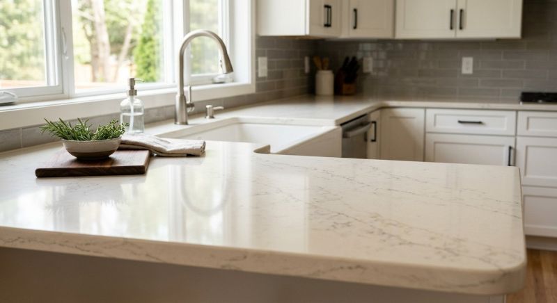 Quartz Slab Installation in Napa, CA