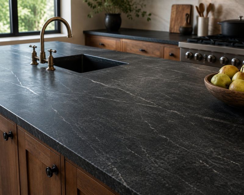 Soapstone Counter Installation in Sacramento, CA