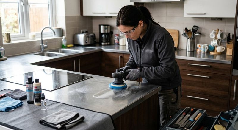 Stainless Counter Replacement in Sonoma County, CA