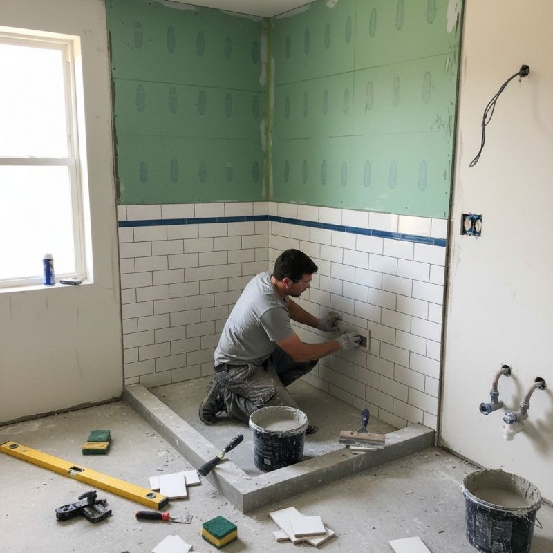 Tile Surround Installation in Conroe, TX