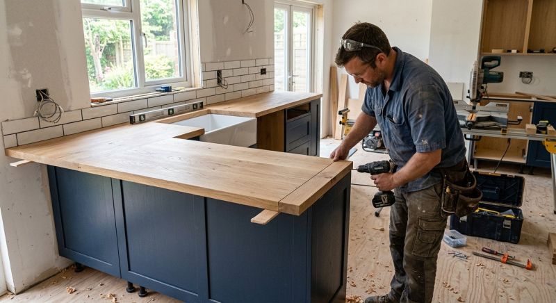 Wood Countertop Installation in Santa Rosa, CA