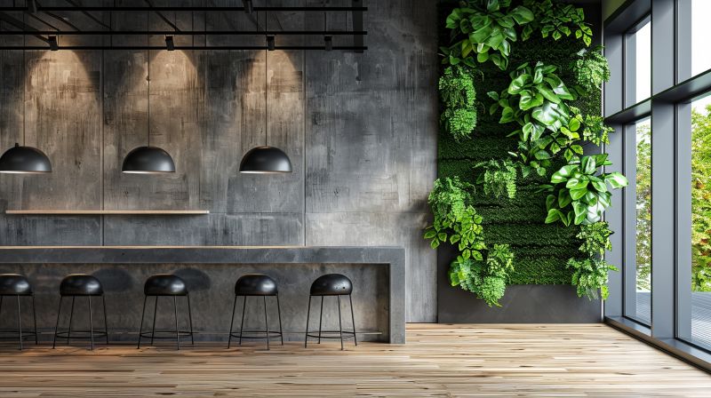 Concrete countertops can be made from eco-friendly materials